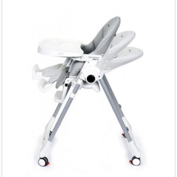 Peg Perego Prima Pappa Follow Me barošanas krēsliņš LINEAR GREY Peg Perego Prima Pappa Follow Me barošanas krēsliņš LINEAR GREY