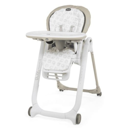 Chicco Polly Progres 5 transformējams barošanas krēsls BEIGE Chicco Polly Progres 5 transformējams barošanas krēsls BEIGE