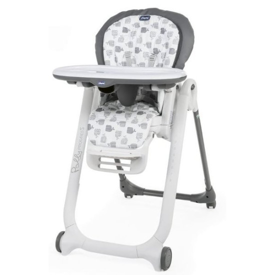 Chicco Polly Progres 5 transformējams barošanas GREY Chicco Polly Progres 5 transformējams barošanas GREY