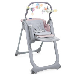 Chicco Polly Magic Relax Barošanas Krēsls Paradise Pink