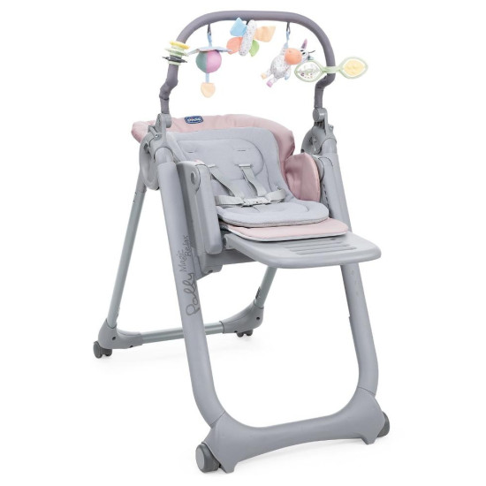 Chicco Polly Magic Relax Barošanas Krēsls Paradise Pink