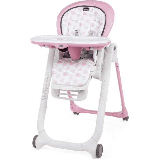 Chicco Polly Progres 5 transformējams barošanas krēsls PINK