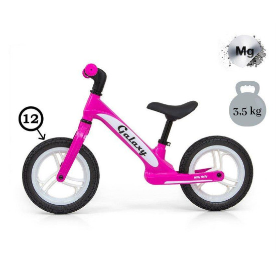 Milly Mally GALAX 3398 Bērnu skrejritenis/ Pink Milly Mally GALAX 3398 Bērnu skrejritenis/ Pink