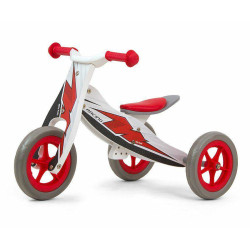  Milly Mally Look 2 in 1 2772 Bērnu balanss velosipēds-trīsritenis /Red