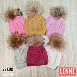 Meiteņu rudens/ziema cepure LENNE 52-56 izm. Meiteņu rudens/ziema cepure LENNE 52-56 izm.
