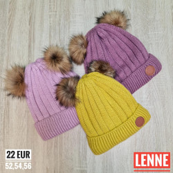 Meiteņu rudens/ziema cepure LENNE 52-56 izm. Meiteņu rudens/ziema cepure LENNE 52-56 izm.