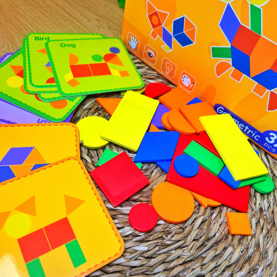 Montessori jautrā mozaīka 37 detaļas