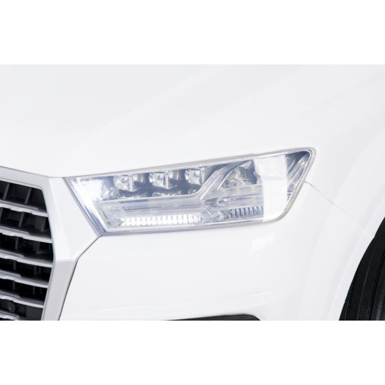 AUDI Q7 2188 Bērnu elektromobilis ar tālvadības pulti 12v/White AUDI Q7 2188 Bērnu elektromobilis ar tālvadības pulti 12v/White