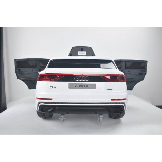 Audi Q8 Bērnu elektromobilis 12v/White Audi Q8 Bērnu elektromobilis 12v/White