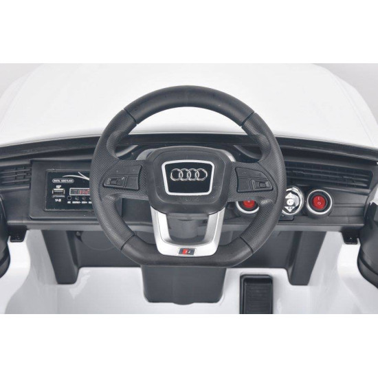 Audi Q8 Bērnu elektromobilis 12v/White Audi Q8 Bērnu elektromobilis 12v/White