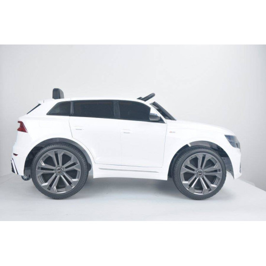 Audi Q8 Bērnu elektromobilis 12v/White Audi Q8 Bērnu elektromobilis 12v/White