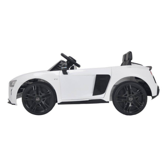 Audi R8 Bērnu elektromobilis 12v/White Audi R8 Bērnu elektromobilis 12v/White