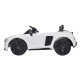 Audi R8 Bērnu elektromobilis 12v/White Audi R8 Bērnu elektromobilis 12v/White