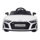 Audi R8 Bērnu elektromobilis 12v/White Audi R8 Bērnu elektromobilis 12v/White