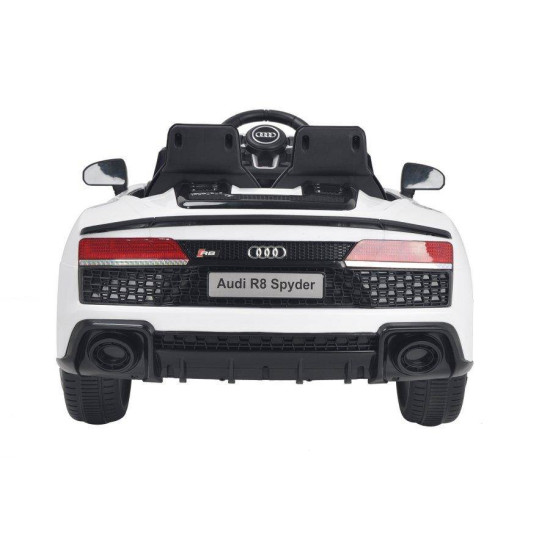 Audi R8 Bērnu elektromobilis 12v/White Audi R8 Bērnu elektromobilis 12v/White