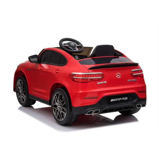Mercedes-Benz GLS 63 AMG Bērnu elektromobilis 12v/Red Mercedes-Benz GLS 63 AMG Bērnu elektromobilis 12v/Red