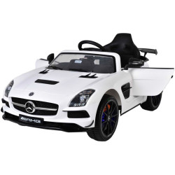 Mercedes SX128 Bērnu elektromobilis 12v/White