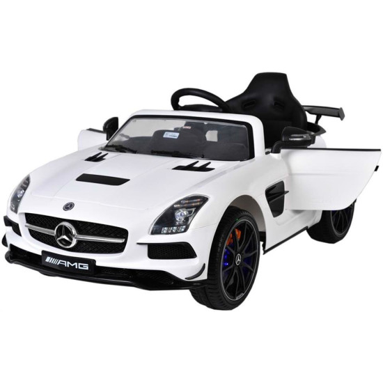 Mercedes SX128 Bērnu elektromobilis 12v/White Mercedes SX128 Bērnu elektromobilis 12v/White