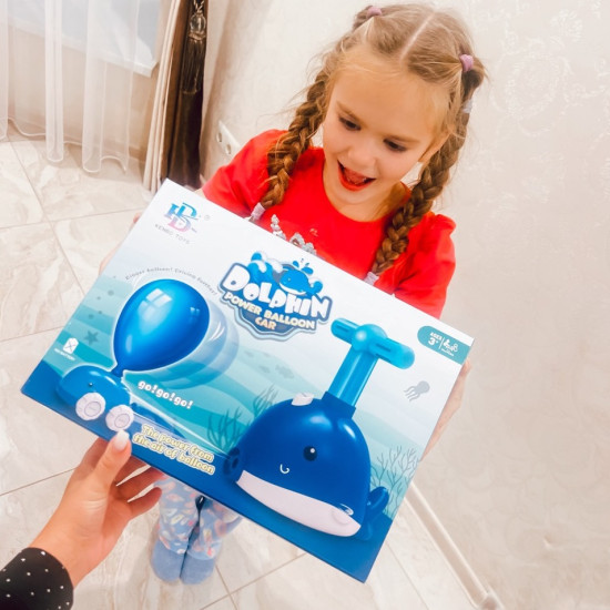 "Dolphin Power Balloon Car" - automašīnas palaišanas ierīce ar balonu pumpi "Dolphin Power Balloon Car" - automašīnas palaišanas ierīce ar balonu pumpi