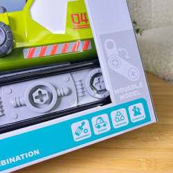 L-Toys kāpurķēžu ekskavators DIY Zaļš L-Toys kāpurķēžu ekskavators DIY Zaļš