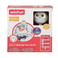 Winfun rotaļu arka ratiņiem/gultiņai 2 in 1 Winfun rotaļu arka ratiņiem/gultiņai 2 in 1
