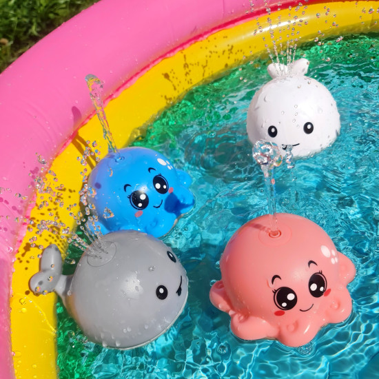 Vannas rotaļlieta, mini astoņkājis strūklaka Octopus - Zila krāsa Vannas rotaļlieta, mini astoņkājis strūklaka Octopus - Zila krāsa