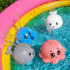 Vannas rotaļlieta, mini astoņkājis strūklaka  Octopus - Zila krāsa