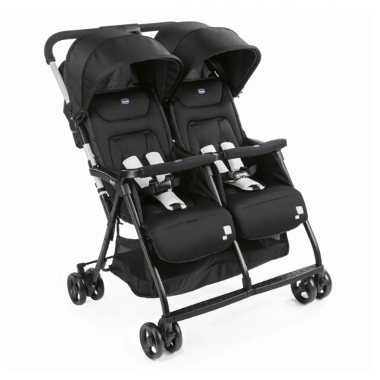 Bērnu pastaigas sporta rati - Chicco Ohlalà Twin (Black Night)