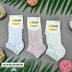 Kokvilnas zeķes ZUAL ar zīmējūmiem no 1-12 gadiem