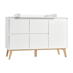 Pinio kumode 4 atvilktnes + 1 durvis Pinio kumode 4 atvilktnes + 1 durvis