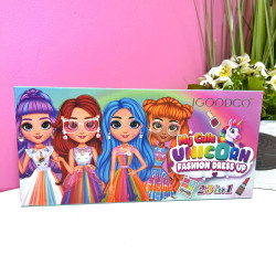 Bērnu kosmētikas komplekts IGOODCO My Cute Unicorn Fashion Dress Up ar uzlīmēm Bērnu kosmētikas komplekts IGOODCO My Cute Unicorn Fashion Dress Up ar uzlīmēm