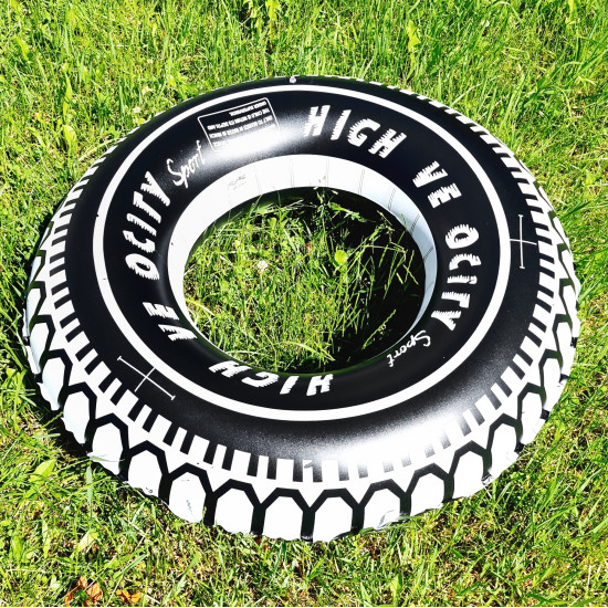 Piepūšamais riņķis peldēšanai SWIM RING Riepa 90cm Piepūšamais riņķis peldēšanai SWIM RING Riepa 90cm