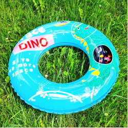 Piepūšamais riņķis peldēšanai SWIM RING Dino 80cm Piepūšamais riņķis peldēšanai SWIM RING Dino 80cm