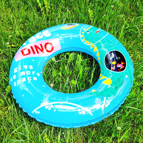 Piepūšamais riņķis peldēšanai SWIM RING Dino 80cm Piepūšamais riņķis peldēšanai SWIM RING Dino 80cm