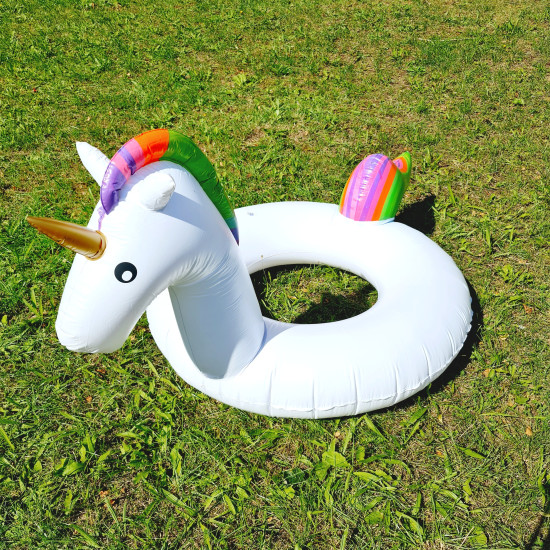 Piepūšamais riņķis peldēšanai Gigant Unicorn 120cm