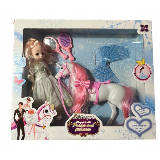 Princese lelle ar zirgu