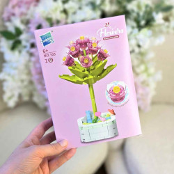 Attīstošs Lego-konstruktors 3D ziedi Cristal zieds Attīstošs Lego-konstruktors 3D ziedi Cristal zieds