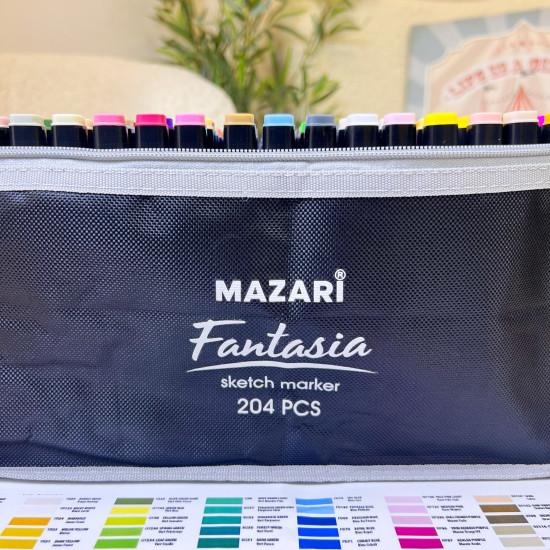 Divpusējie marķieri - flomāsteri Touch 204 psc Divpusējie marķieri - flomāsteri Touch 204 psc