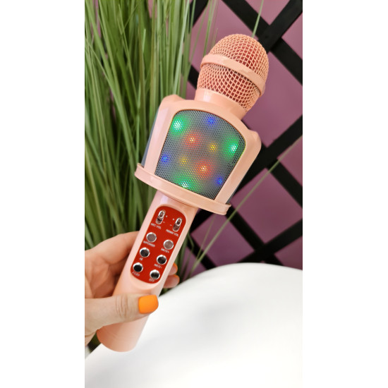 Mikrofons Karaoke DISCO LED ZX-818