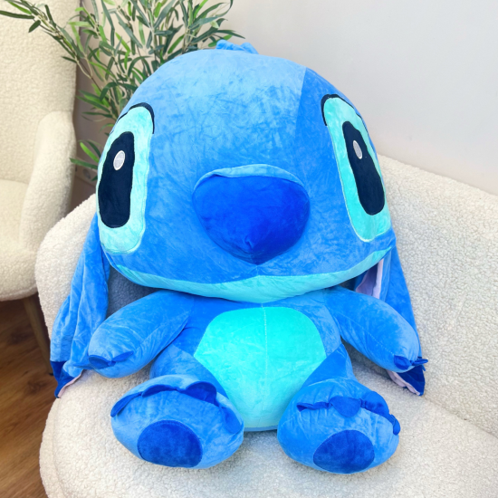Zila plīša rotaļlieta - Stich 40 cm