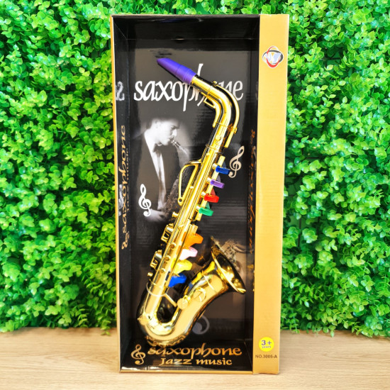 Bērnu muzikālā rotaļlieta Saksofons