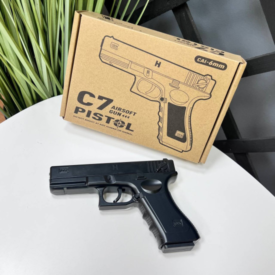 Metāla rotaļu pistole C7 Airsoft Gun Metāla rotaļu pistole C7 Airsoft Gun