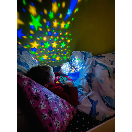 Nakts lampa 2 in 1 USB zvaigžņu projektors Nakts lampa 2 in 1 USB zvaigžņu projektors