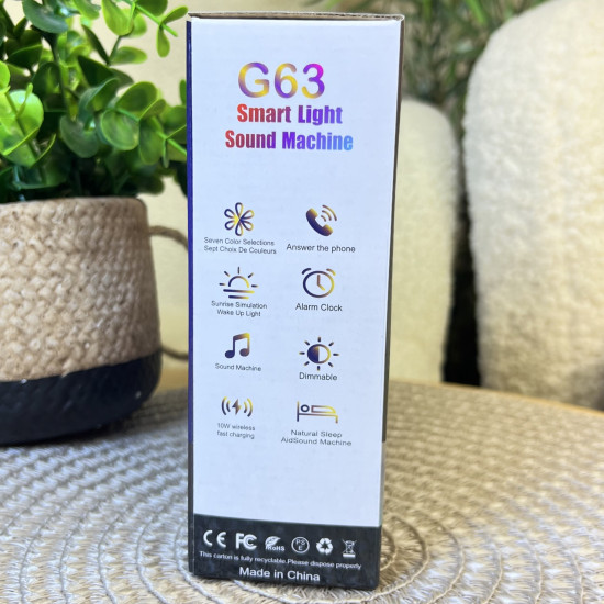 Viedā lampa G63 Smart Light Sound Machine Viedā lampa G63 Smart Light Sound Machine