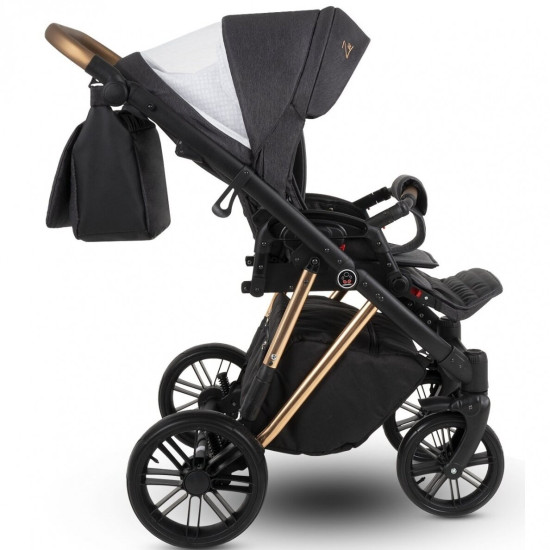 Camarelo коляска ZEO ECO Limited 3 in 1, Black Camarelo коляска ZEO ECO Limited 3 in 1, Black