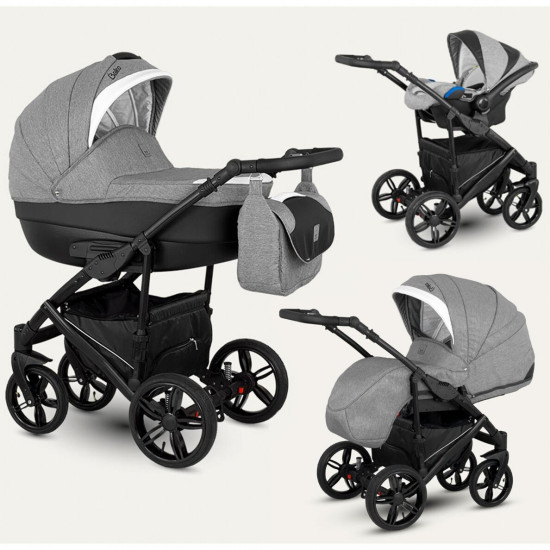 Camarelo rati BALEO 3 in 1 GREY/BLACK Camarelo rati BALEO 3 in 1 GREY/BLACK