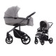 Bebetto Bresso Premium Class ratiņi 2 in 1 Dark 100 Bebetto Bresso Premium Class ratiņi 2 in 1 Dark 100