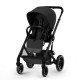 Cybex Balios S LUX 2023 pastaigu rati Black Frame Moon Black Cybex Balios S LUX 2023 pastaigu rati Black Frame Moon Black