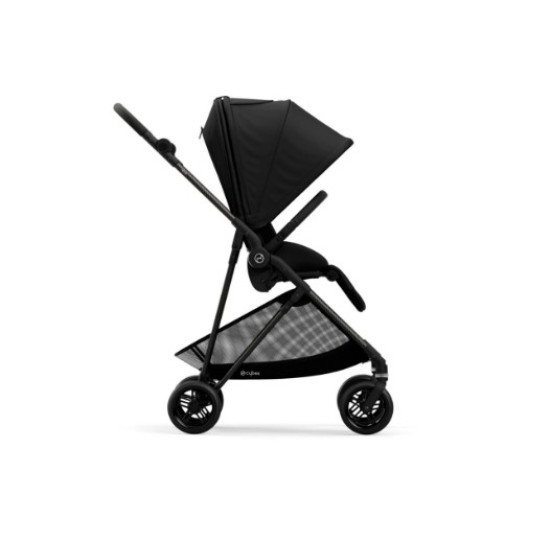 Cybex Melio Carbon pastaigu rati līdz 15kg Deep Black Cybex Melio Carbon pastaigu rati līdz 15kg Deep Black