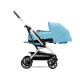 Cybex Eezy S Twist +2 pastaigu rati Hibiscus Red (Silver Frame) Cybex Eezy S Twist +2 pastaigu rati Hibiscus Red (Silver Frame)